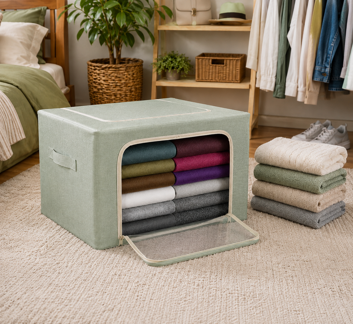 Jumbo Foldable Storage Bin