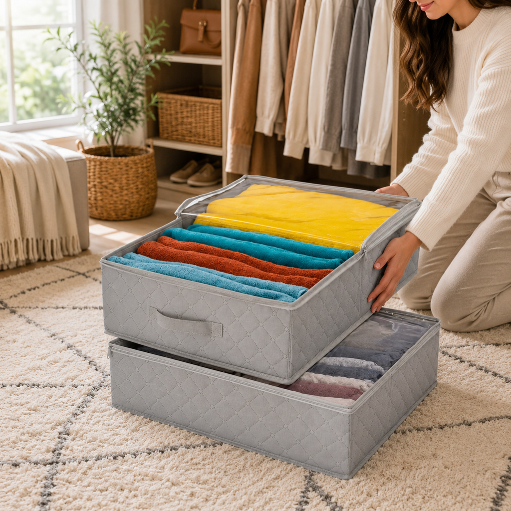Foldable Under-Bed Storage Bags