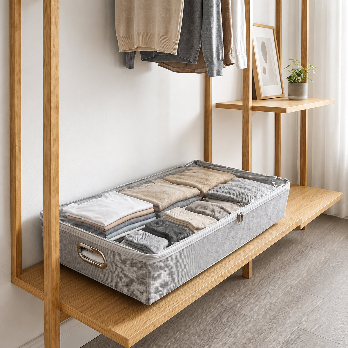Rolling Under-Bed Storage Bin(3 Pack)
