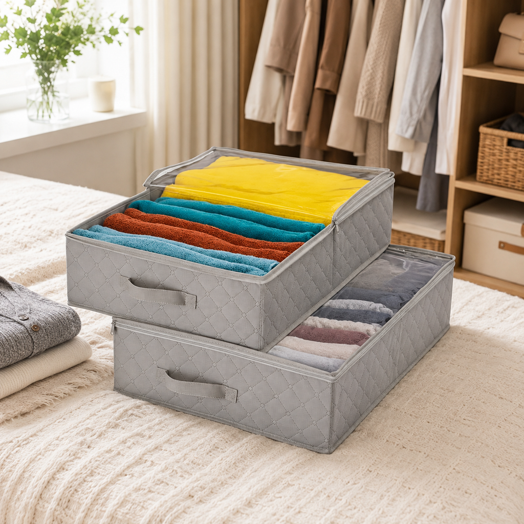Foldable Under-Bed Storage Bags