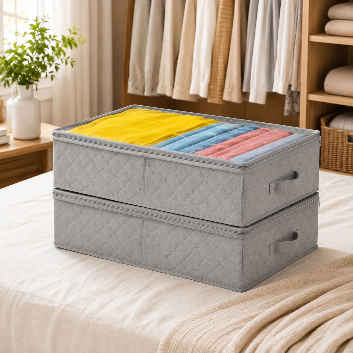 Foldable Under-Bed Storage Bags
