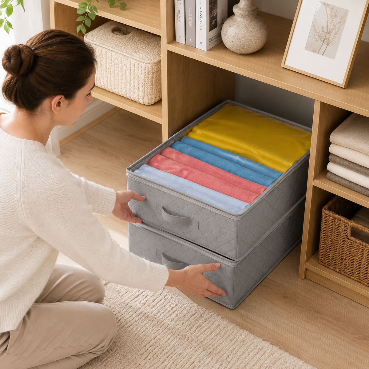 Foldable Under-Bed Storage Bags