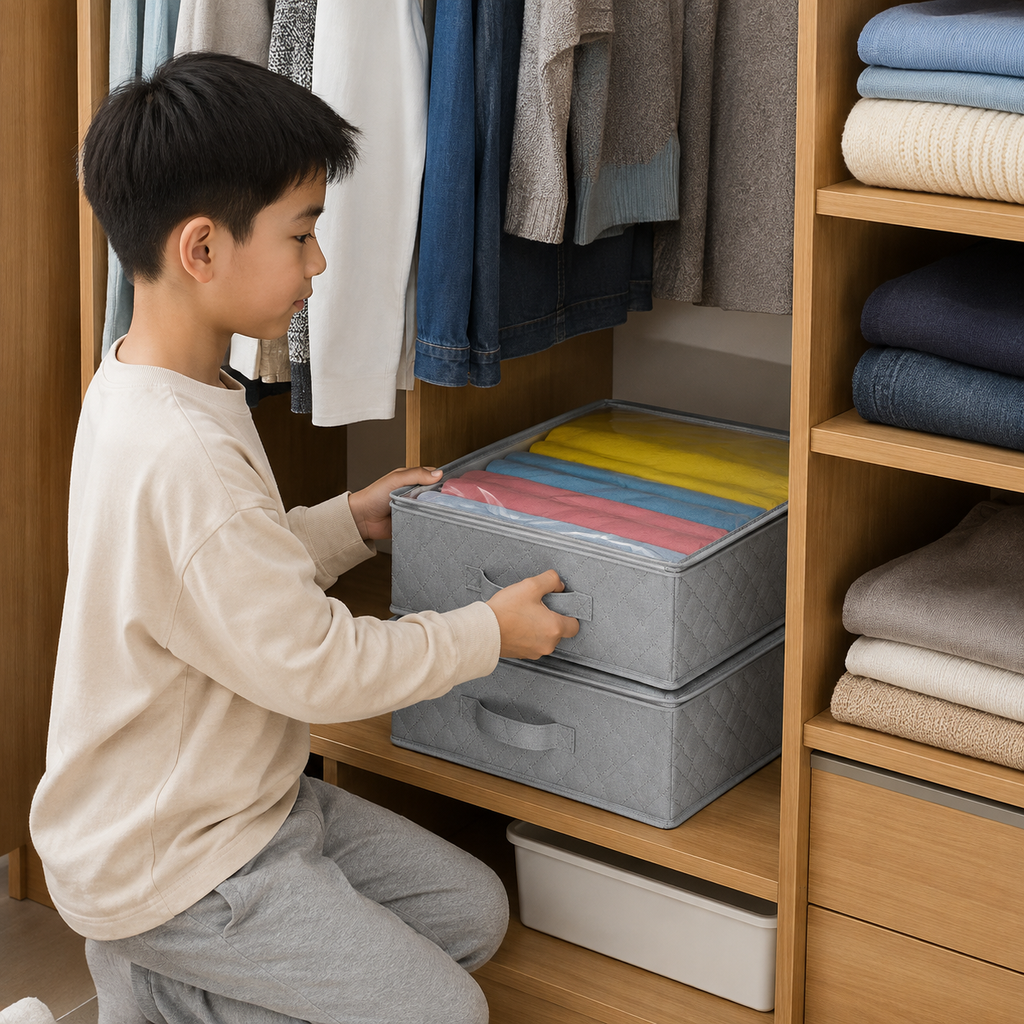 Foldable Under-Bed Storage Bags