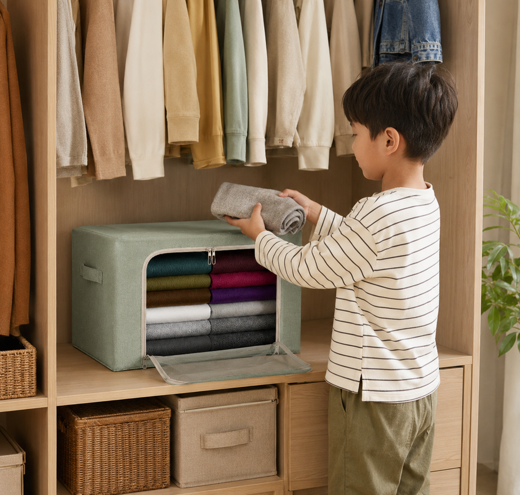 Jumbo Foldable Storage Bin