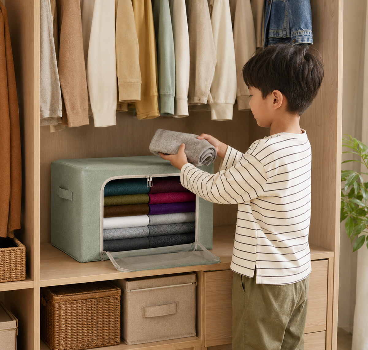 Jumbo Foldable Storage Bin