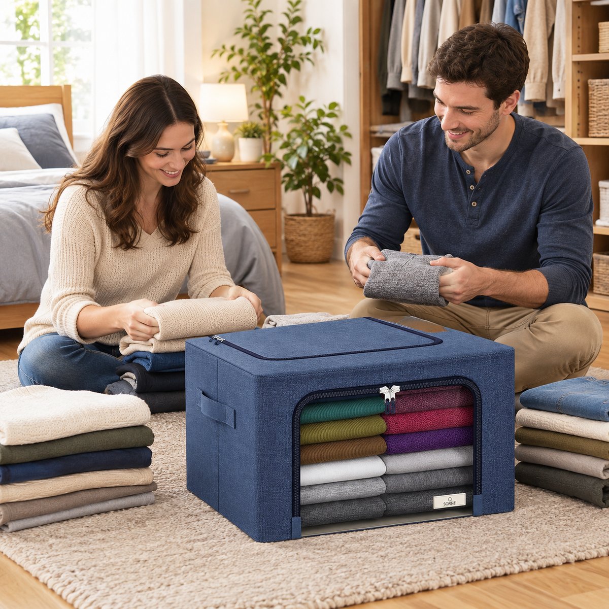 Jumbo Foldable Storage Bin