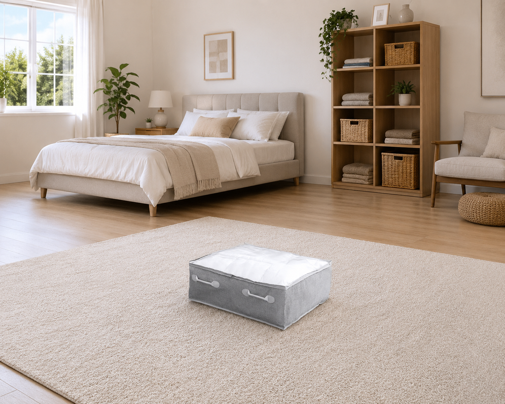 Underbed Zippered Storage Bin Set