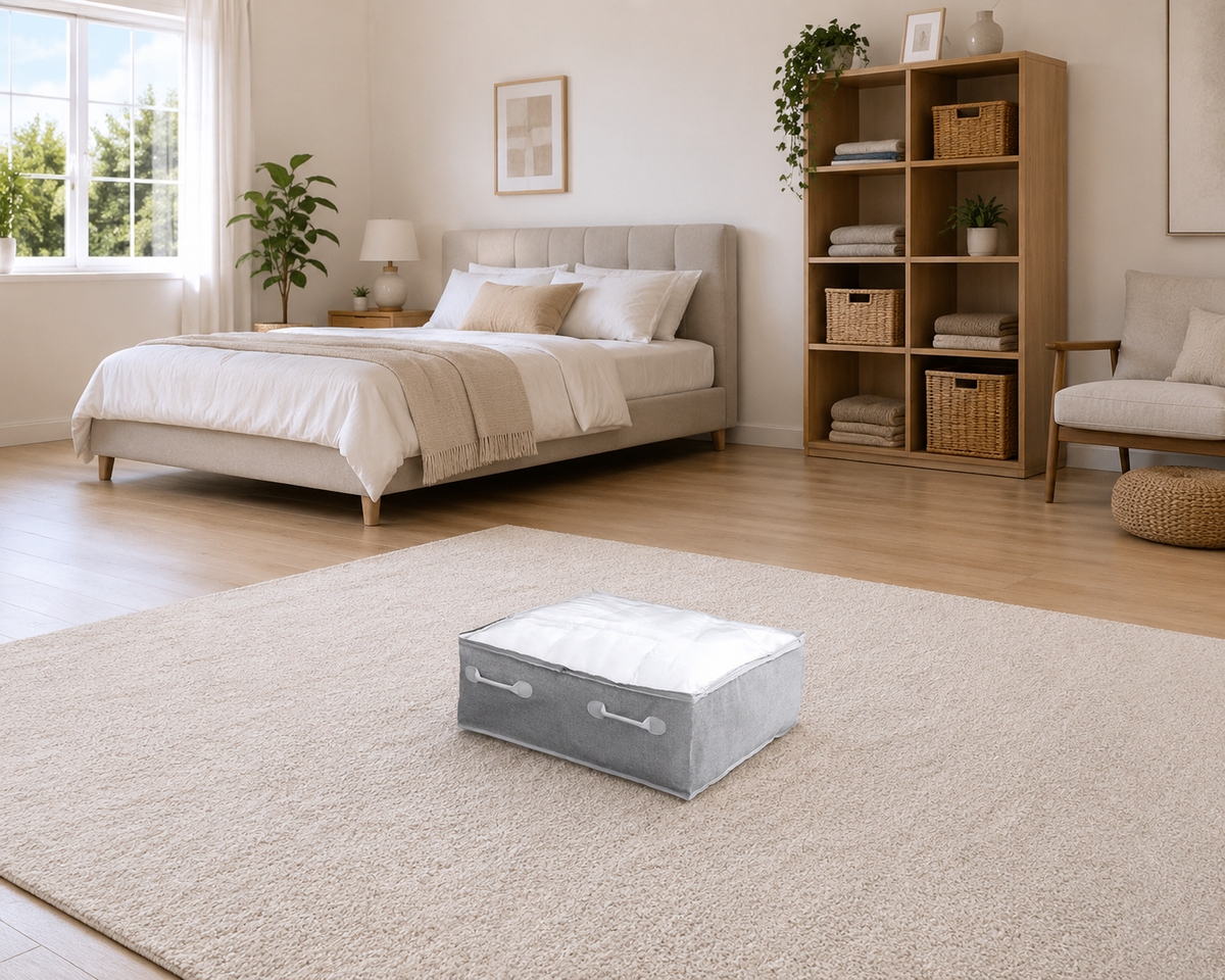 Underbed Zippered Storage Bin Set