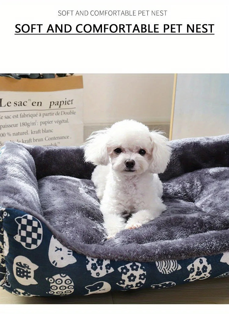 Cozy Winter Pet Sofa Mat