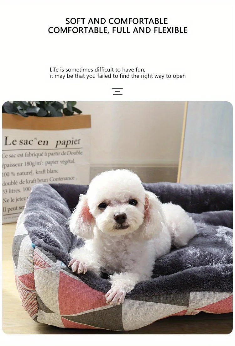 Cozy Winter Pet Sofa Mat